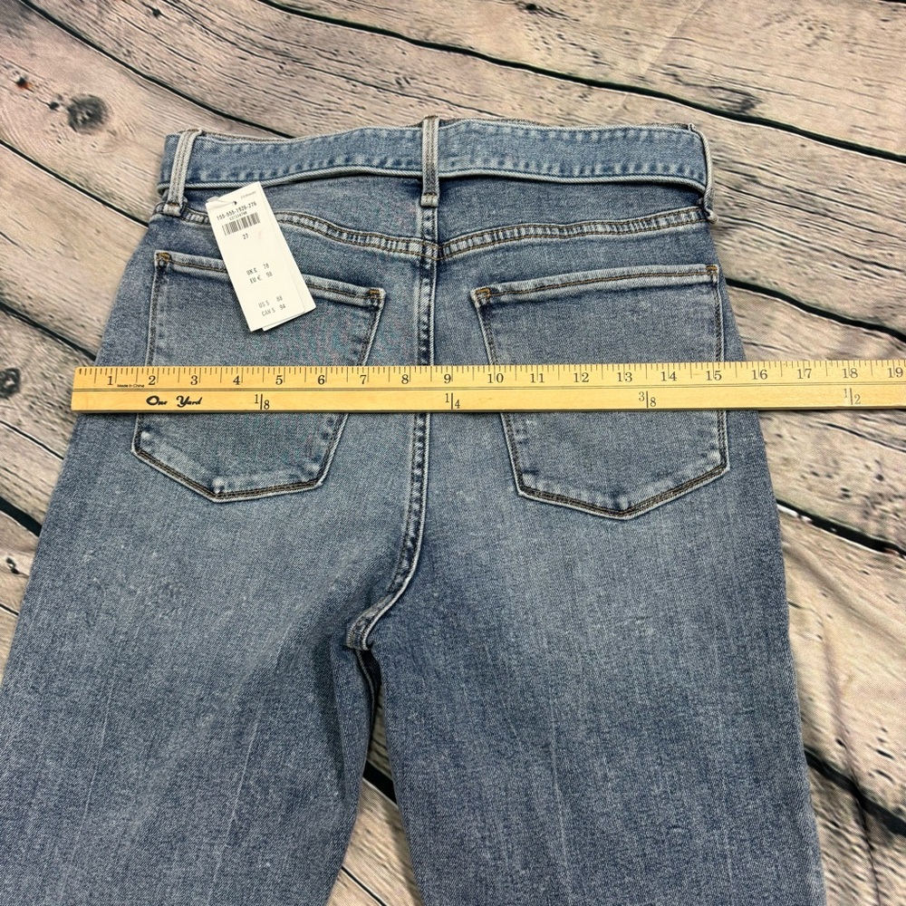 Abercrombie & Fitch NWT Ultra High Rise Super Skinny Ankle Jeans Tie Belt Size 4 - Picture 6 of 8